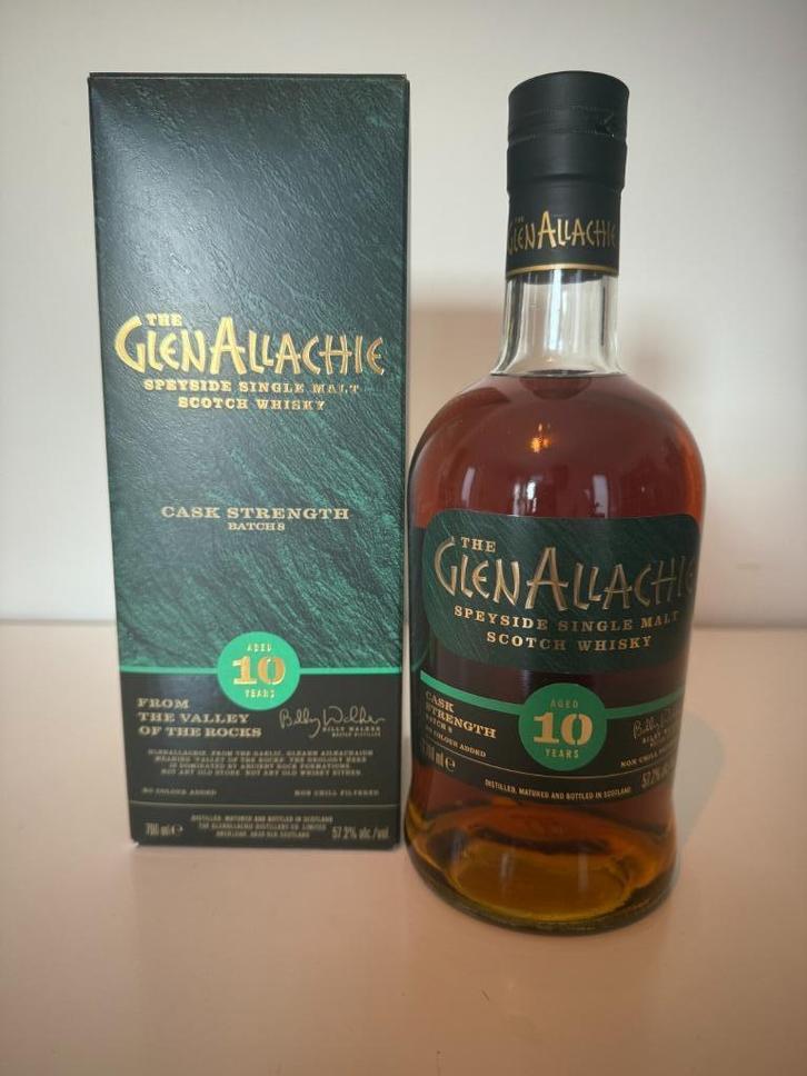 Glenallachie 10 yr. Cask Strength - Batch 8, Verzamelen, Wijnen, Nieuw, Vol, Ophalen of Verzenden