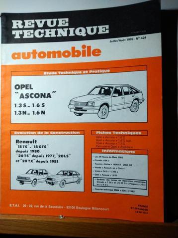 RTA - Opel Ascona - Renault 18 - 20 - n 424