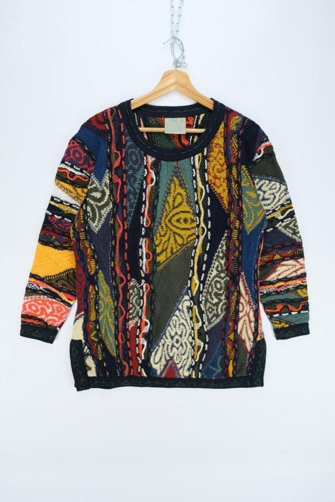 Pull texturé en tricot 3D Coogi original des années 80/90, Vêtements | Femmes, Pulls & Gilets, Comme neuf, Taille 38/40 (M), Autres couleurs