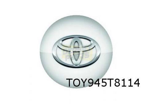 Toyota Aygo (7/14-) Naafdeksel groot (zilvergrijs) (1 stuk), Autos : Pièces & Accessoires, Autres pièces automobiles, Toyota, Neuf
