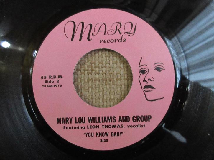 Mary Lou Williams – Chief Natoma From Tacoma / You Know Baby, Cd's en Dvd's, Vinyl Singles, Zo goed als nieuw, Single, R&B en Soul