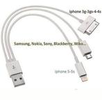 Adaptateur Chargeur USB ver USB/Apple Dock/Apple Lightning, Enlèvement ou Envoi, Neuf