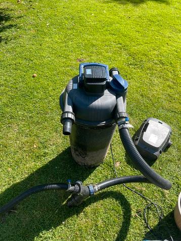 Pompe + filtre pour etang, Enlèvement, Utilisé