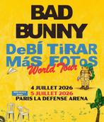 2 places Platinum - Concert Bad Bunny - Paris 04/07/026, Tickets en Kaartjes, Twee personen