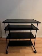 Metalen rolwagen/serveerwagen/meubelwagen., Huis en Inrichting, Ophalen, Gebruikt, Rechthoekig, Metaal