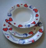 BETTY BOOP - Aardewerk servies - 16 stuks, Antiek en Kunst, Ophalen