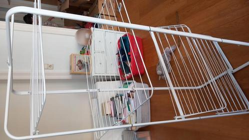 Séchoir à linge, 4 niveaux, int/ext, blanc Mulig Ikea en bon, Tuin en Terras, Droogmolens en Wasrekken, Zo goed als nieuw, Droogmolen