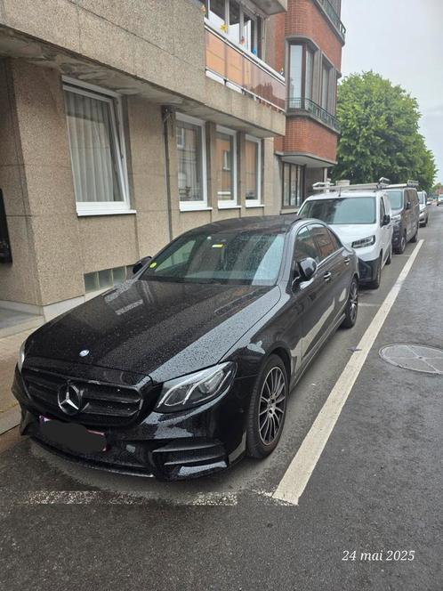 Mercedes Benz E220d Launch Édition AMG-Pack, Auto's, Mercedes-Benz, Particulier, Panoramadak, Elektrisch, Zwart, Zwart, Leder