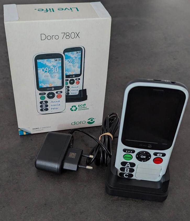 Doro 780x mobiele telefoon voor senioren, Télécoms, Téléphonie mobile | Marques Autre, Neuf, Sans abonnement, Sans simlock, Classique ou Candybar