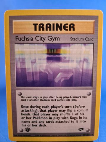 Fuchsia City Gym 114/132 - Gym Challenge (1st edition) beschikbaar voor biedingen