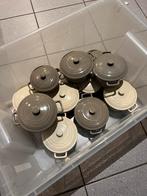 Ovenpotjes 11stuks met deksel, Huis en Inrichting, Keuken | Potten en Pannen, Ophalen, Zo goed als nieuw