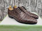 Ambiorix bruine croco schoenen voor mannen - Maat 42,5, Ambiorix, Bruin, Zo goed als nieuw, Veterschoenen