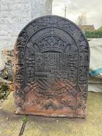 Plaque en fonte pour feu ouvert, Enlèvement, Utilisé