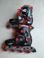 Oxelo Play 5 rood-zwarte inlineskates, Overige merken, Gebruikt, Kinderen, Ophalen of Verzenden