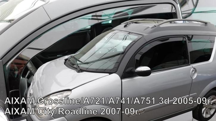 zijwindschermen Aixam oa City Crossline Crossover pasvorm, Auto diversen, Tuning en Styling, Ophalen of Verzenden