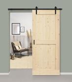loftdeur | houten loftdeur | schuifdeur | houten schuifdeur, Ophalen, 80 tot 100 cm, Binnendeur, Nieuw