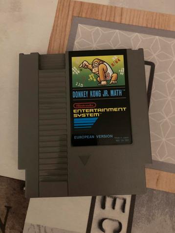Nintendo NES: Donkey Kong Jr Math Europese versie beschikbaar voor biedingen