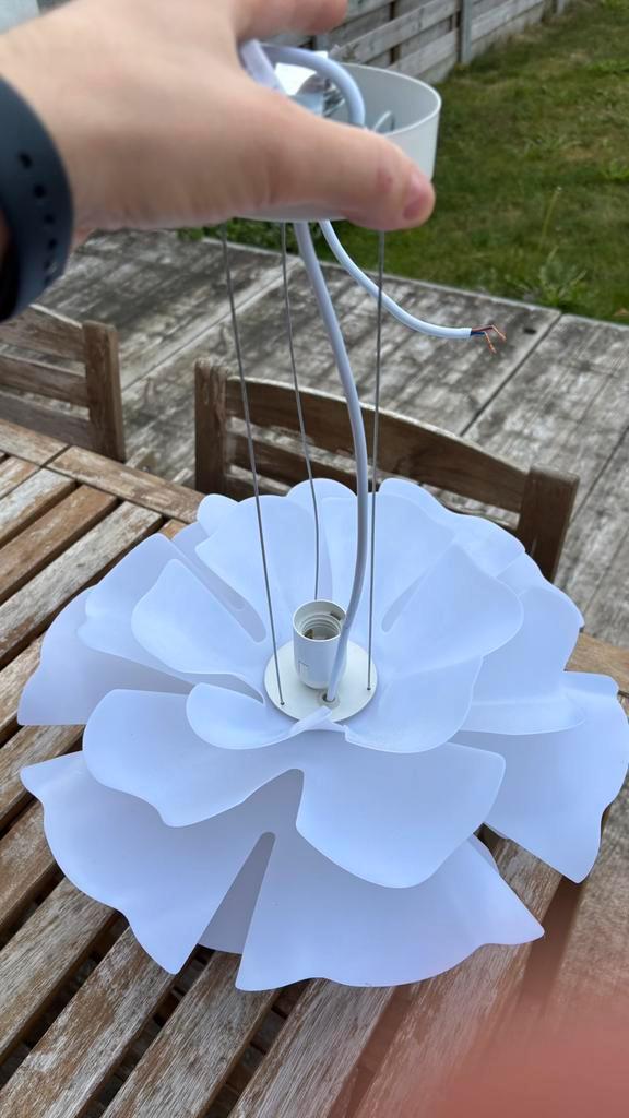 Nordic Flower Pendant Lamp, Huis en Inrichting, Lampen | Hanglampen, Zo goed als nieuw, Ophalen