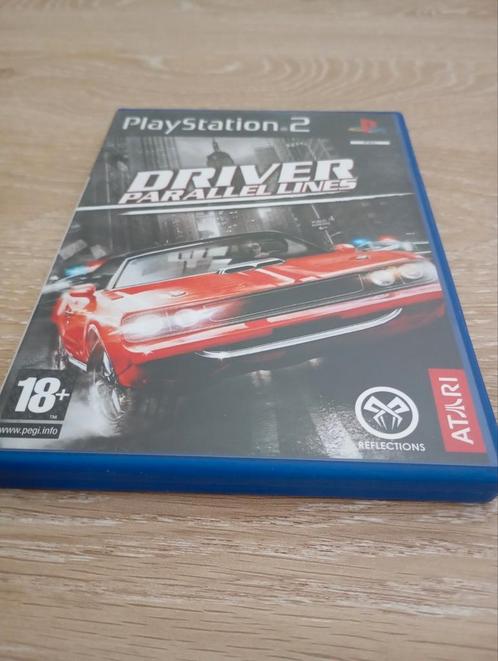 Driver parallel lines PS2, Games en Spelcomputers, Games | Sony PlayStation 2, Zo goed als nieuw, Racen en Vliegen, 1 speler, Vanaf 18 jaar