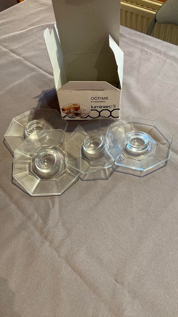 Coquetiers  Luminarc jamais utilisés, Antiquités & Art, Enlèvement