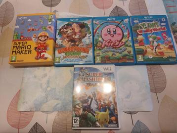 Lot de 5 jeux Wii U & Wii (également dispo à la pièce)