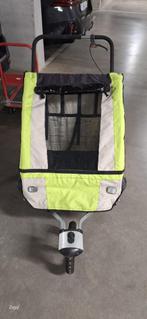 Remorque à vélo 2places, Fietsen en Brommers, Fietsaccessoires | Aanhangwagens en Karren, Ophalen, Gebruikt, Kinderkar