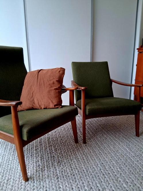 Vintage zetel: in top staat., Huis en Inrichting, Fauteuils, Zo goed als nieuw, Stof, Ophalen of Verzenden