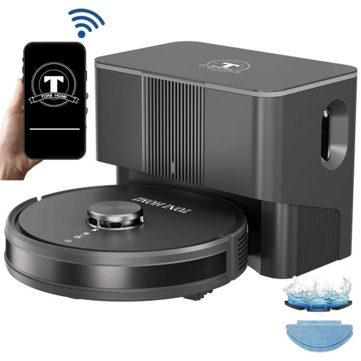 Nieuw Tonihomi Q8 Robotstofzuiger met dweilfunctie, Elektronische apparatuur, Stofzuigers, Nieuw, Robotstofzuiger, Stofzak, Ophalen of Verzenden