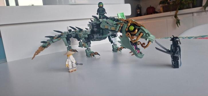 Groene lego draak met 3 lego figuren, Kinderen en Baby's, Speelgoed | Duplo en Lego, Lego, Ophalen