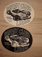 F: stickers brasserie Du Parking Buggy club Luik, Ophalen of Verzenden, Zo goed als nieuw, Auto of Motor