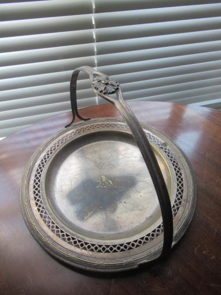 Antieke Schaal, Huis en Inrichting, Woonaccessoires | Schalen en Manden, Gebruikt, Schaal, Rond, Overige materialen, Ophalen of Verzenden