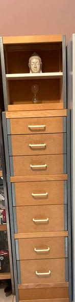 KEWLOX colonne 7 tiroir + bloc étagère, Ophalen, Overige materialen, Minder dan 50 cm, Gebruikt