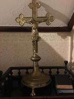 Bronzen kruisbeeld, Antiek en Kunst, Antiek | Religieuze voorwerpen, Ophalen