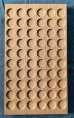 Houten verzamelplank voor champagnecapsules 60 stuks, Ophalen of Verzenden, Zo goed als nieuw