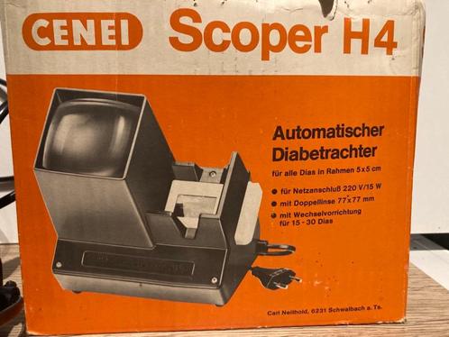 Cenei Vintage Dias Scoper H4-kijker, Audio, Tv en Foto, Diaprojectoren, Gebruikt, Met scherm, Ophalen of Verzenden