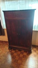 Houten kast met marmeren blad, Antiek en Kunst, Ophalen