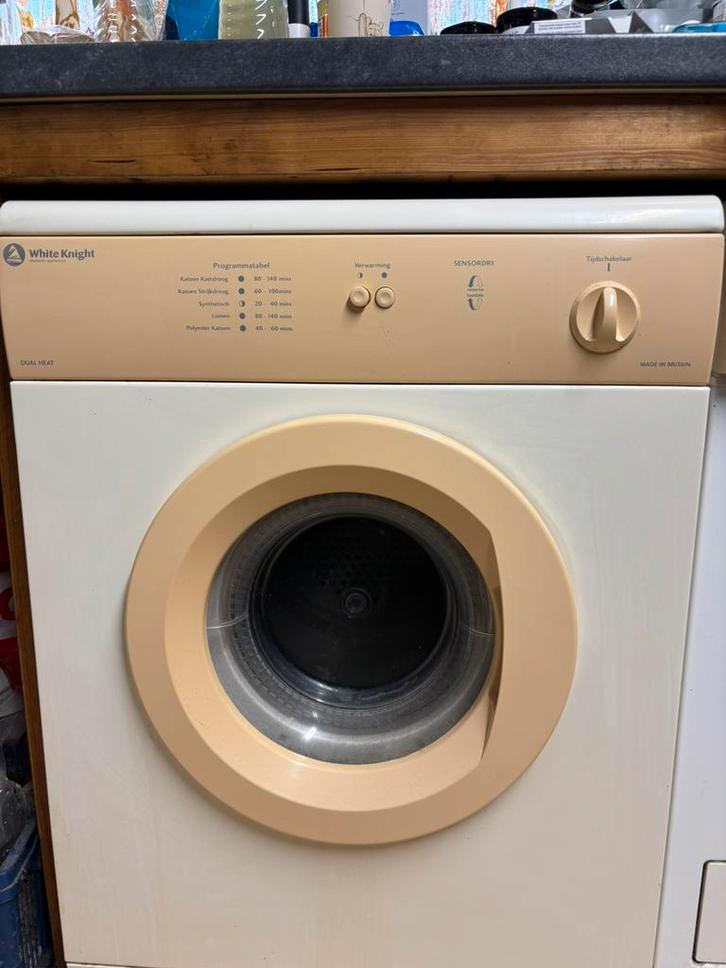 Droogkast, Elektronische apparatuur, Droogkasten, Gebruikt, Luchtafvoer, Voorlader, 6 tot 8 kg, Ophalen