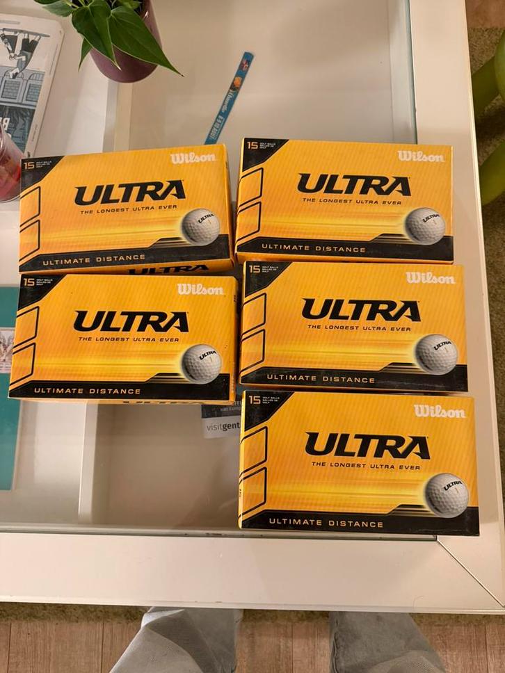Lot de 75 balles de golf Wilson Ultra – Neuf, jamais ouvert, Sport en Fitness, Golf, Nieuw, Bal(len), Overige merken, Ophalen