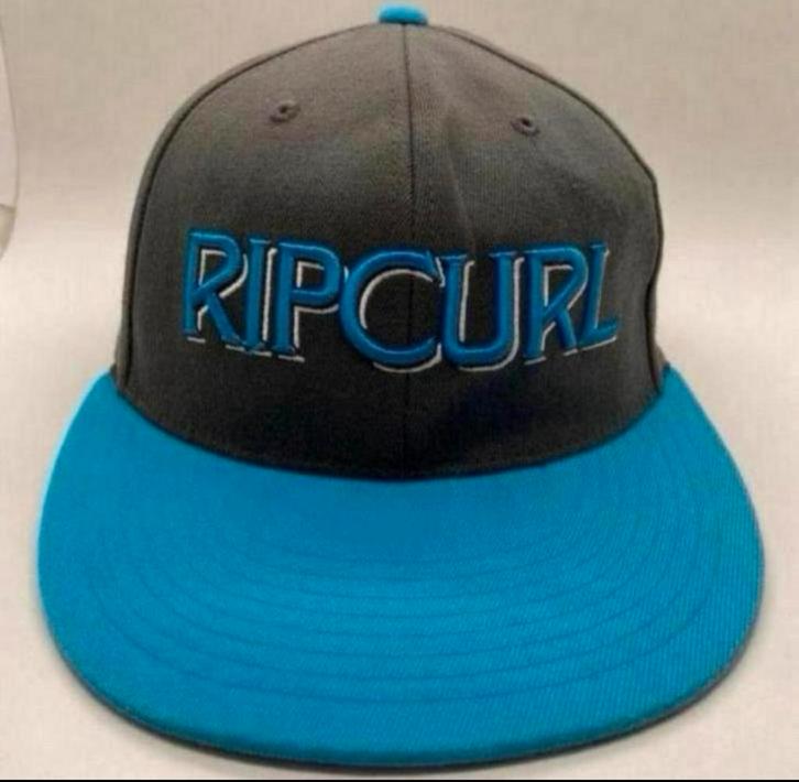 Ripcurl Cap Pet 6 7/8 7 1/4 Zwart Acryl Rip Curl 210 fitted, Kleding | Heren, Hoeden en Petten, Nieuw, Pet, 58 of 59 cm (L, 7¼ of ⅜ inch)