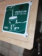 CHIMAY Green 2024 originele geëmailleerde plaat, Verzamelen, Overige Verzamelen, Ophalen of Verzenden, Zo goed als nieuw