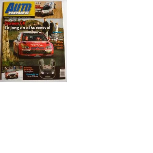 AUTOnews 182 Dakar: Mitsubishi-Henrard/Citroën C4 WRC/Spyker, Livres, Autos | Brochures & Magazines, Comme neuf, Général, Envoi