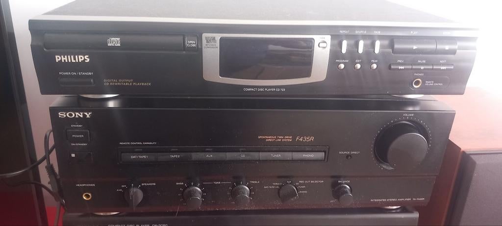 Chaîne hi-fi - Ampli Sony-Lecteur CD Philips- Enceintes JBL, TV, Hi-fi & Vidéo, Enlèvement