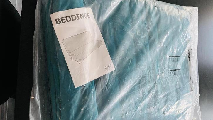 Housse canapé convertible Beddinge turquoise NEUF, Maison & Meubles, Canapés | Salons, Neuf, Banc d'angle, Enlèvement ou Envoi