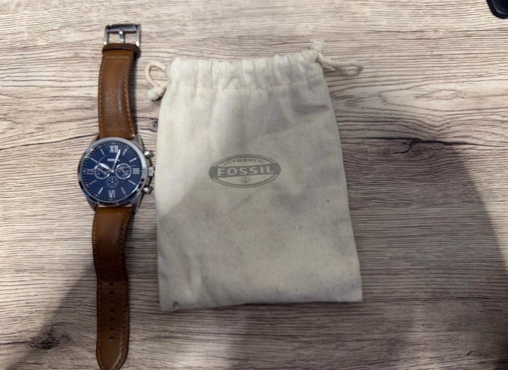 Fossil horloge, Overige merken, Staal, Polshorloge, Ophalen of Verzenden