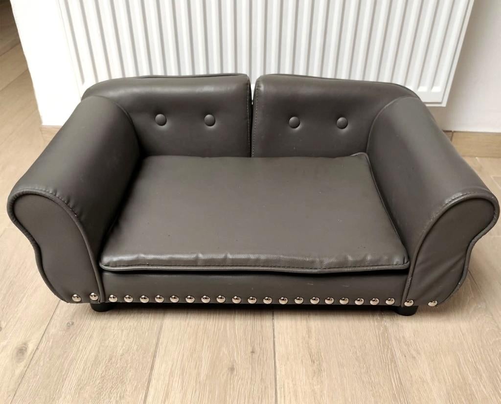 Lit pour chien en similicuir (Panier), Dieren en Toebehoren, Hondenmanden, Gebruikt, Ophalen