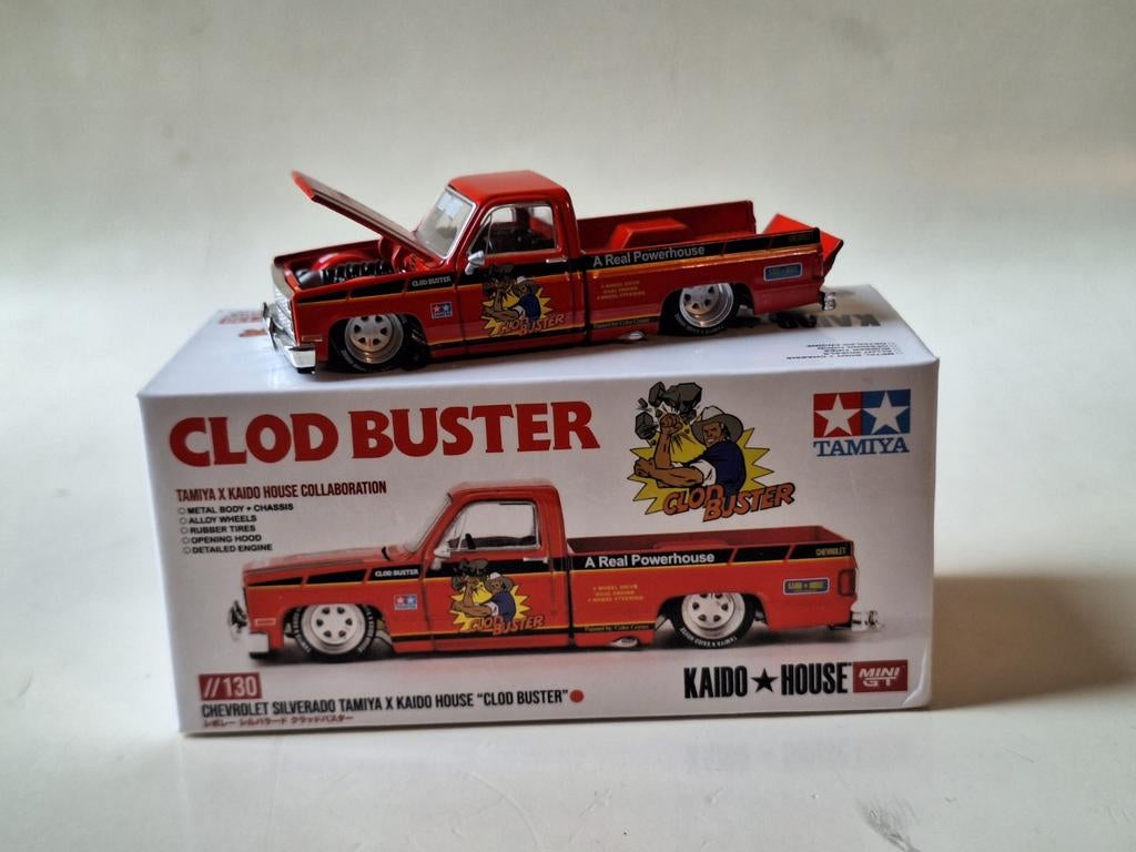 Kaido house mini GT auto chevrolet silverado clod buster, Hobby en Vrije tijd, Modelbouw | Auto's en Voertuigen, Ophalen, Auto
