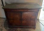 Antiek dressoir met marmeren blad (19e eeuw) -Louis Philippe, Ophalen
