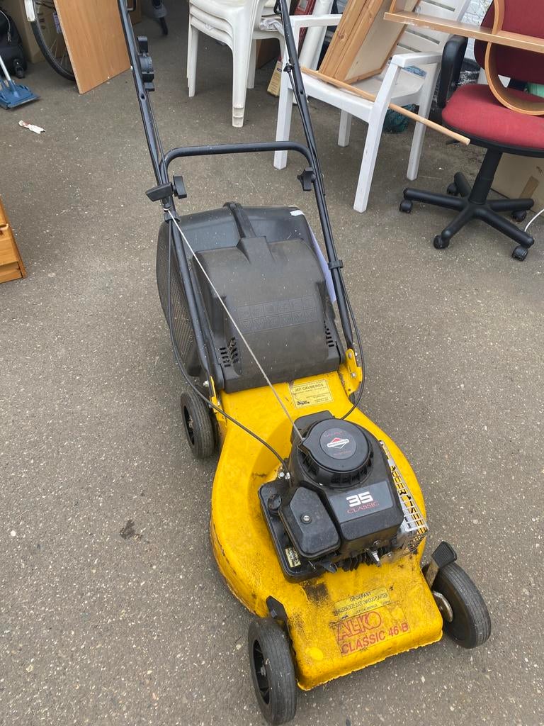 AL-KO Classic 46 B Benzine Grasmaaier – Sterk met opvangbak, Enlèvement, Bac de ramassage