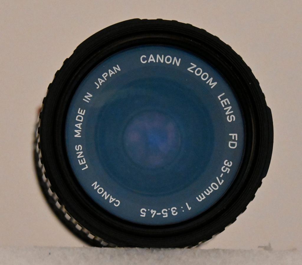 Canon T70 argentique + Canon FD 35-70mm 1:4