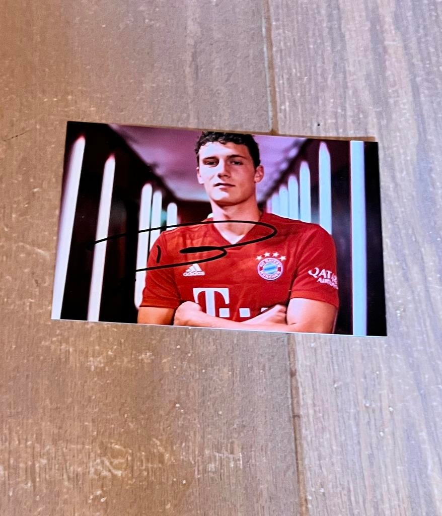 Gesigneerde foto Pavard, Verzenden, 1980 tot heden, Foto, Zo goed als nieuw